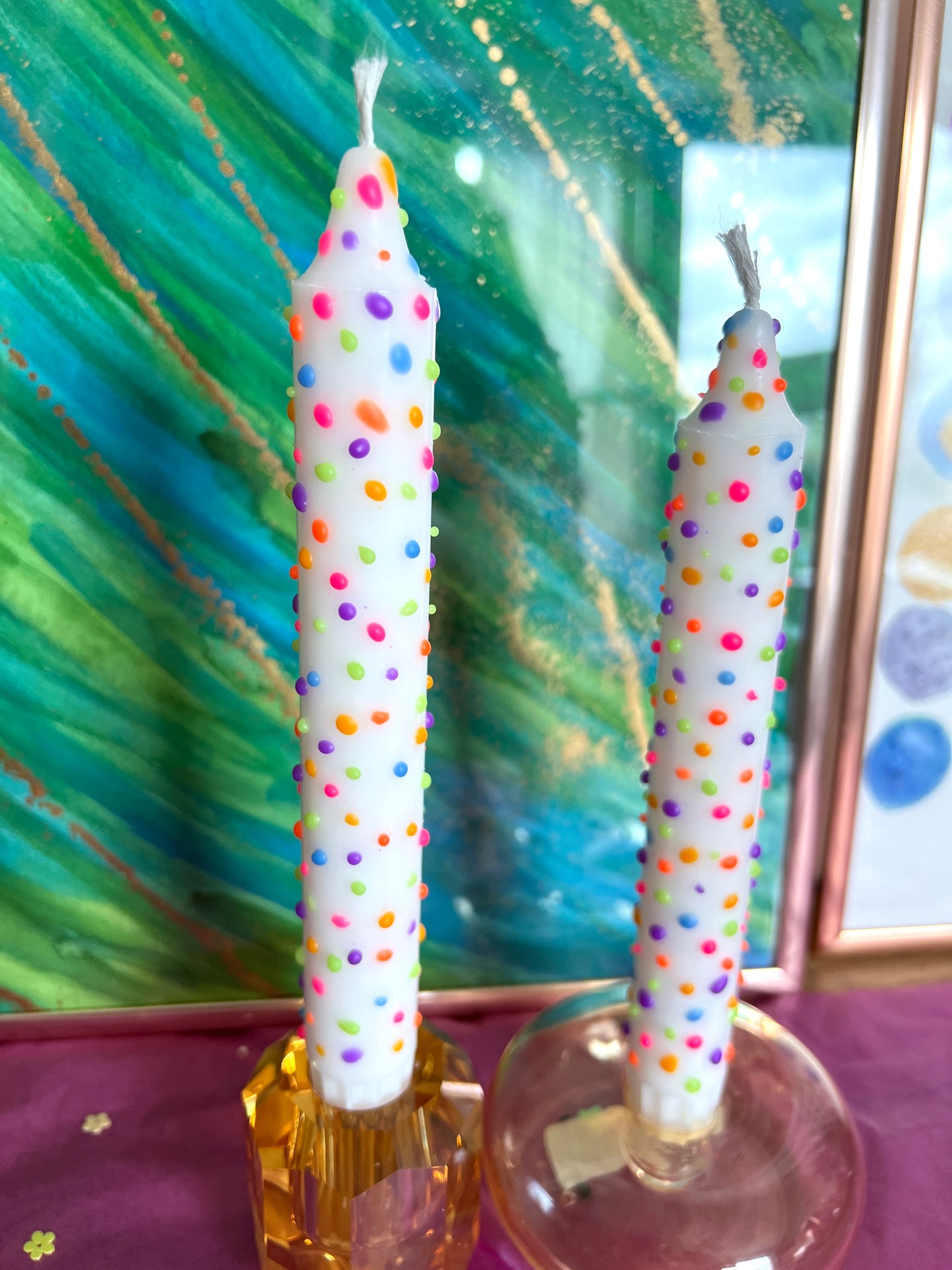 DIY box stip kaarsen schilderen (met speciaal kaarsvet) online workshop