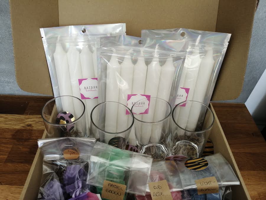 DIY pastel dip-dye kaarsen maken (met online workshop)