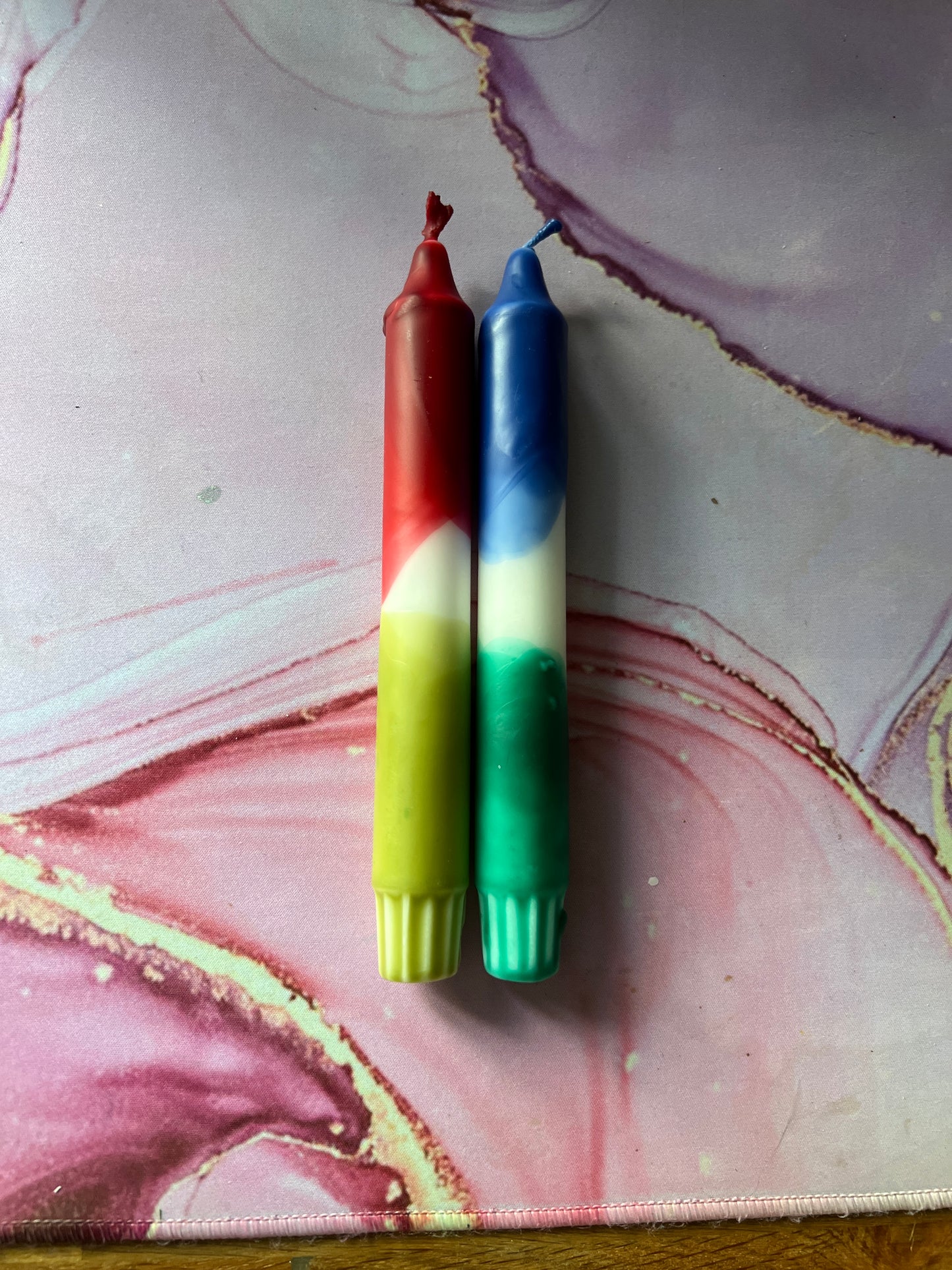 Dip-dye refill kleuren: kleuren jewel tones DIY