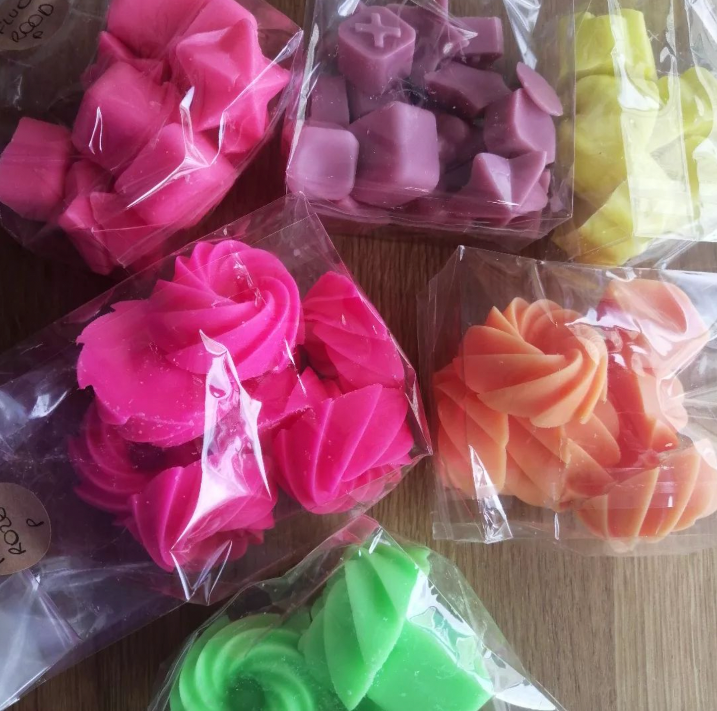 Refill wax DIY dip-dye kaarsen (4 kleuren) neon