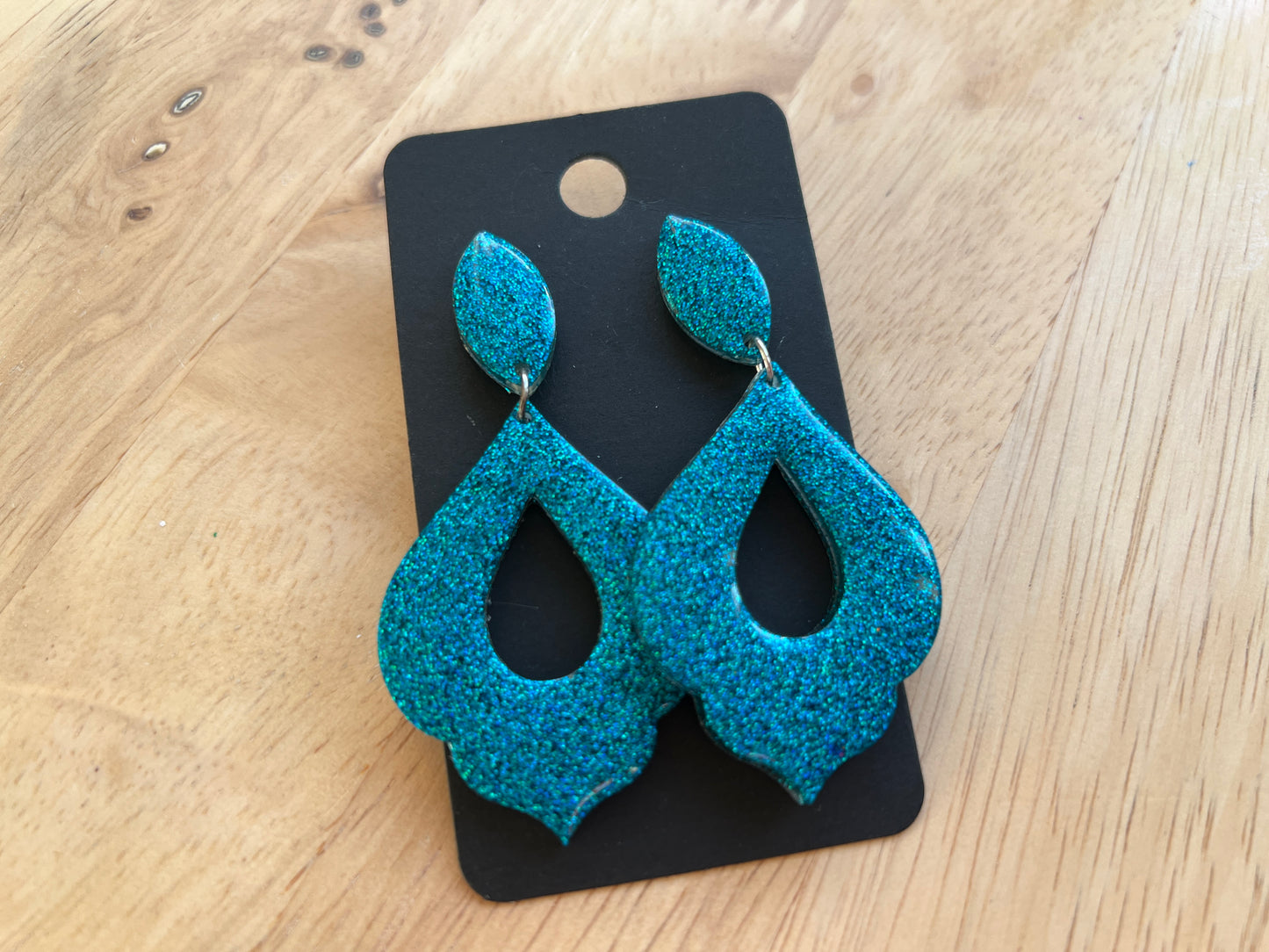 oorbel donut turquoise SKU 145