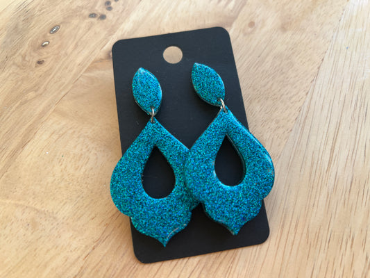 oorbel donut turquoise SKU 145