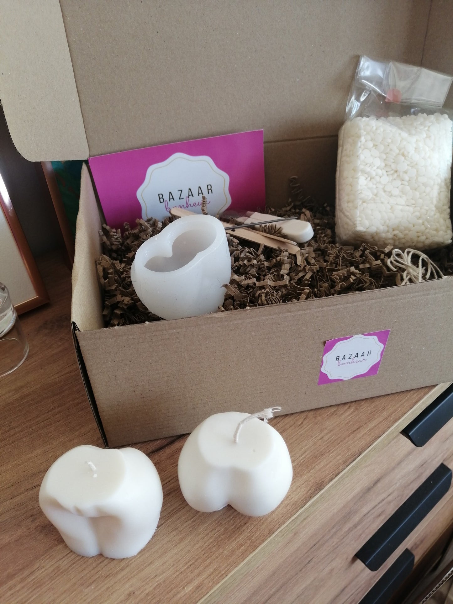 Zelf kaarsen leren maken: DIY workshop box (kontje)