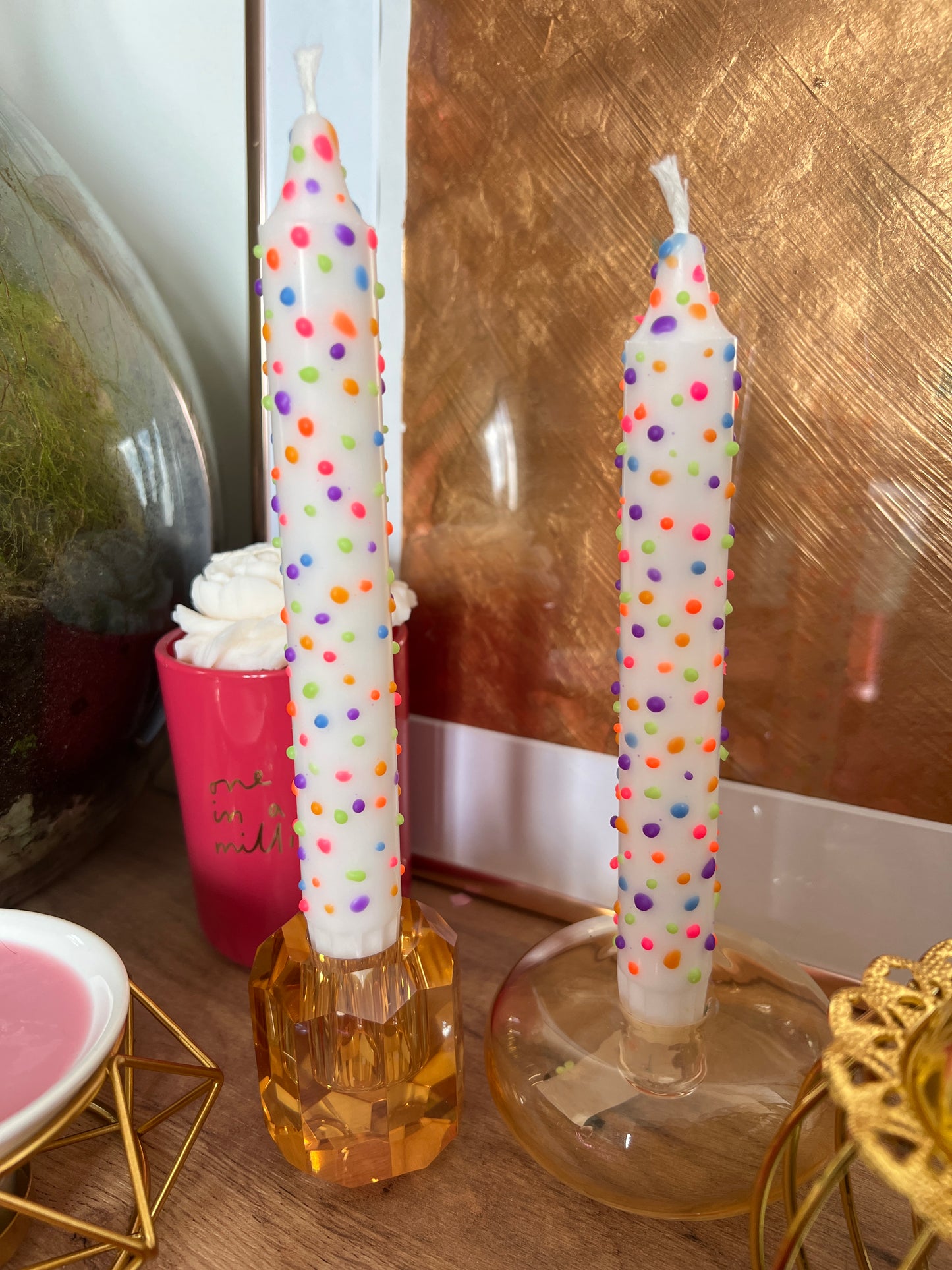 DIY box stip kaarsen schilderen (met speciaal kaarsvet) online workshop